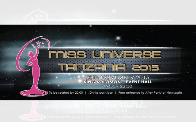 Miss Universe Tanzania, 2015 - ORDINARY Tickets