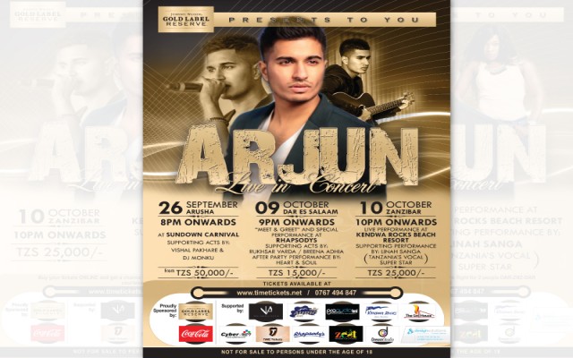 Meet and Greet UK's Pop/ Fusion and RNB singer- Arjun live in Dar 