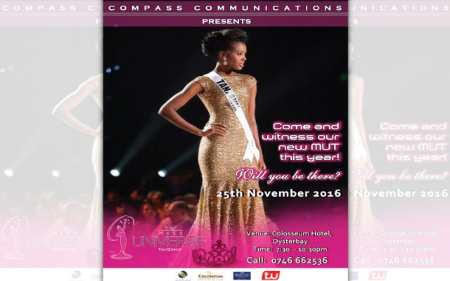 Miss Universe Tanzania, 2016