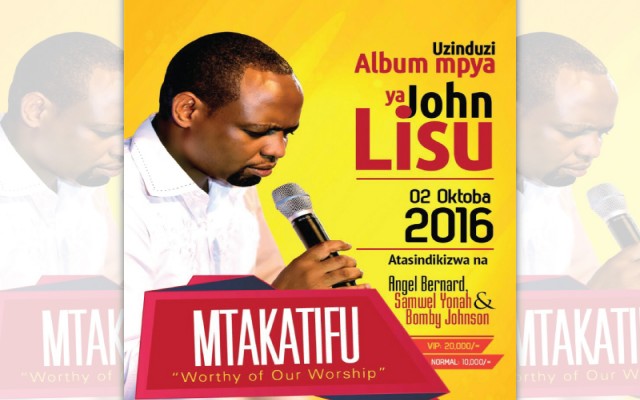 Uzinduzi wa Albamu "Mtakatifu" - by John Lisu