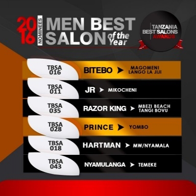 Tanzania Best Salons Awards 2016