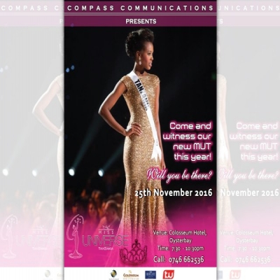 Miss Universe Tanzania, 2016