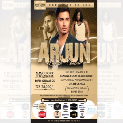 UK's Arjun artist and Tanzania's Linah Sanga Live in Concert