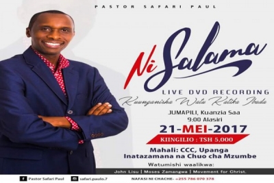 Ni Salama Live DVD Recording na Pastor Safari